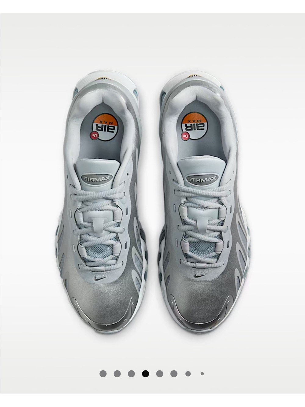 Nike Women’s Air Max DN8 Silver/Gray Lightweight Running Sneakers - Picture 3 of 8